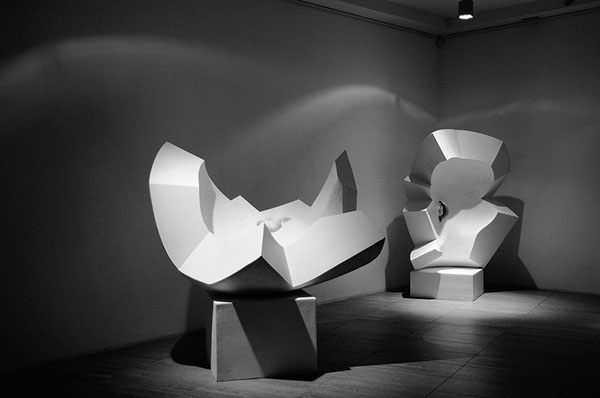Nazar Bilyk. «Counterforms» (relief series, polymer materials, 2012)